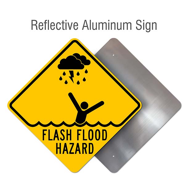 Flash Flood Hazard Sign