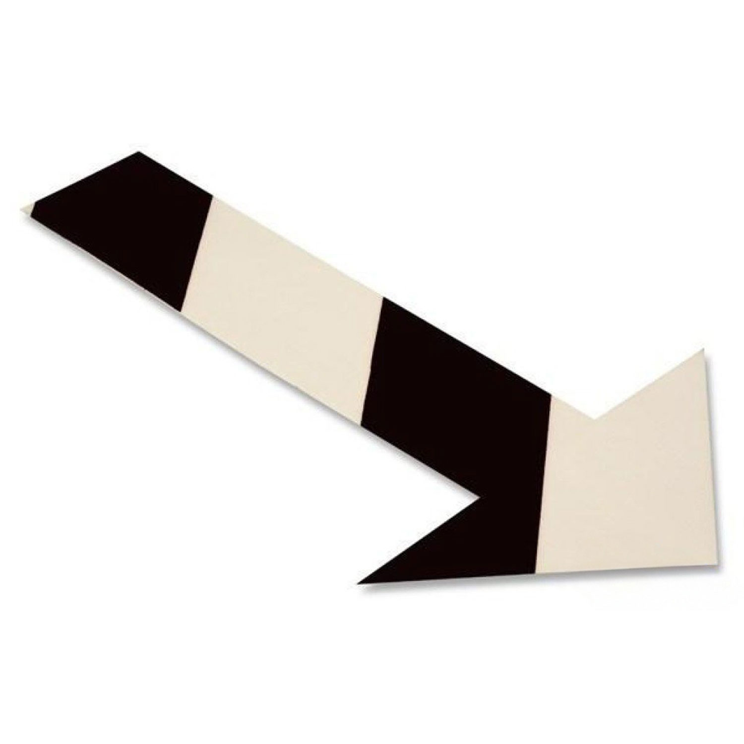 Mighty Line White and Black Chevron Arrow Floor Marking Shape