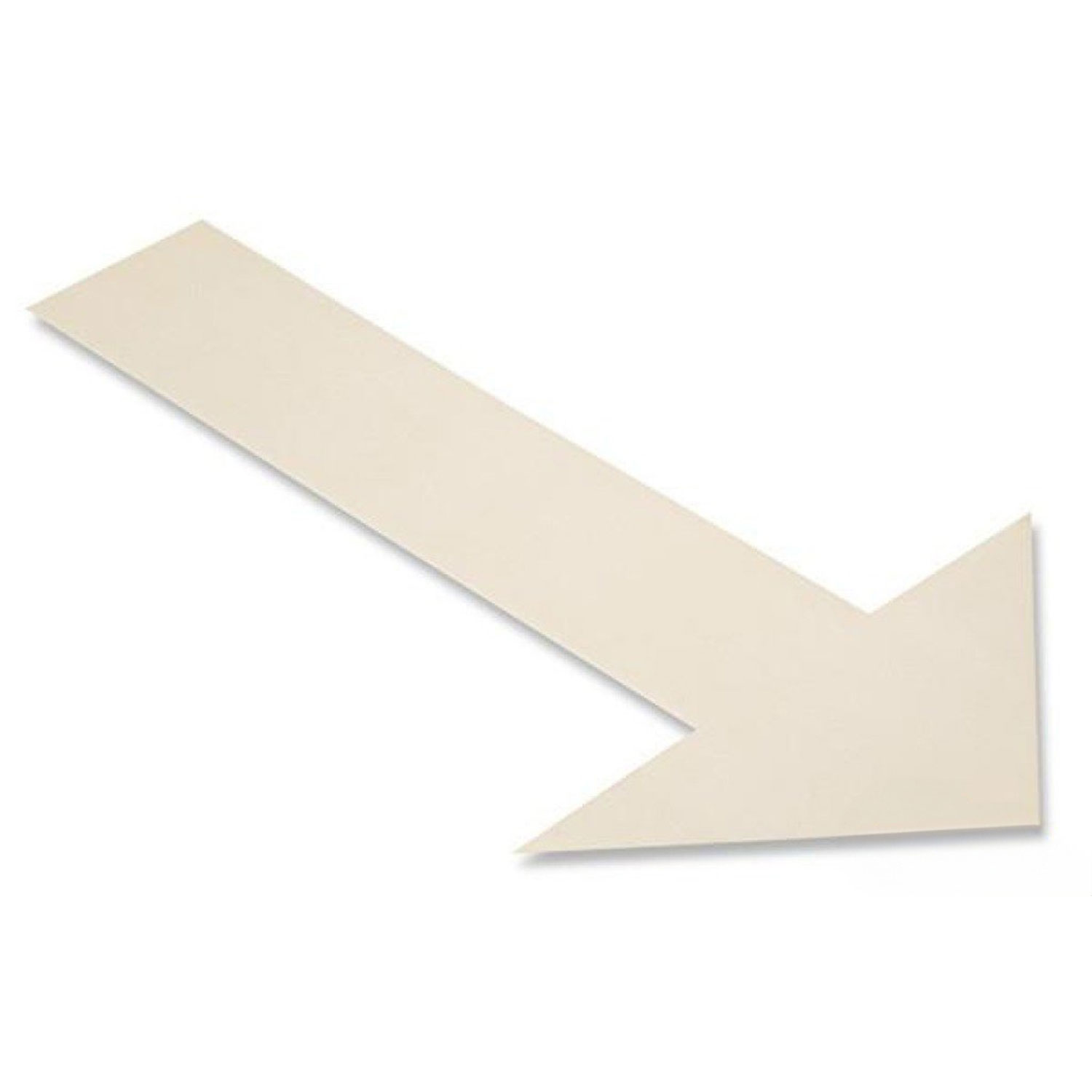 Mighty Line White Arrow Floor Marking Shape