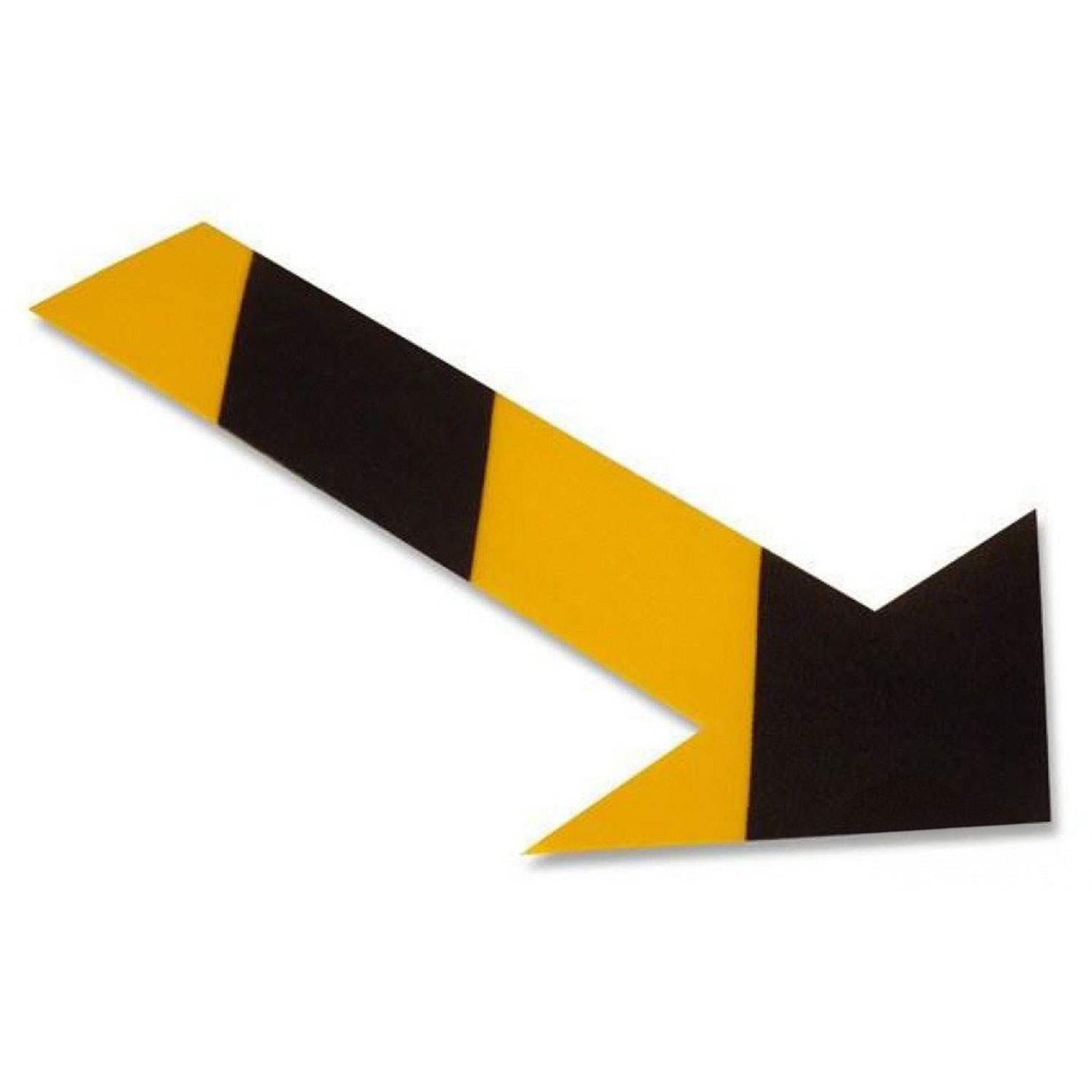 Mighty Line Yellow and Black Chevron Arrow Floor Marking Shape