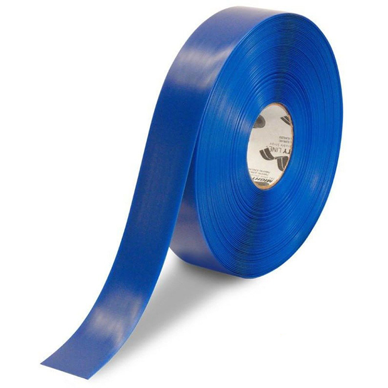 2" Blue Mighty Line Safety Floor Tape - 100 FT. Roll