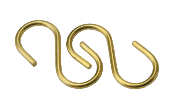 Brass “S” Hooks
