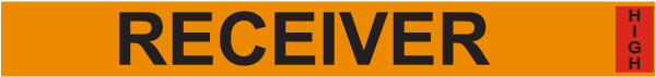 Receiver / High Component Label
