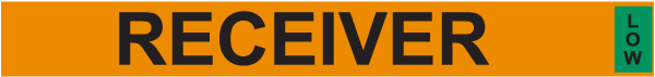 Receiver / Low Component Label