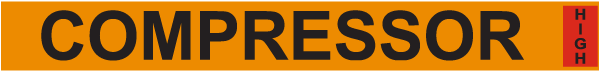 Compressor / High Component Label