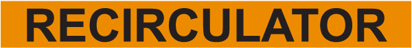 Recirculator Component Label