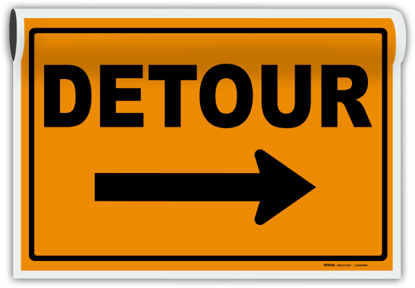 Detour Sign