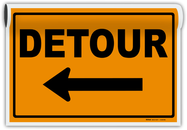 Detour Sign