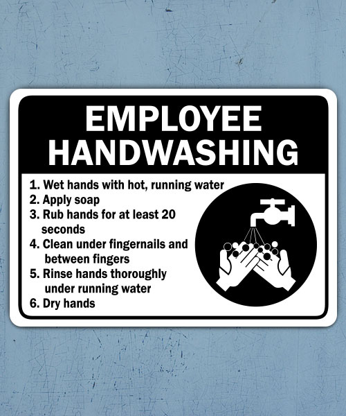 Employee Handwashing Label
