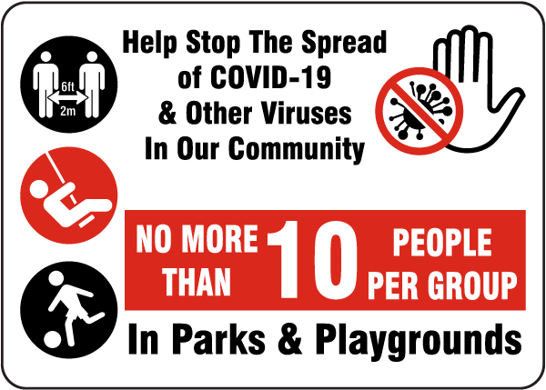 Help Stop the Spread Sign