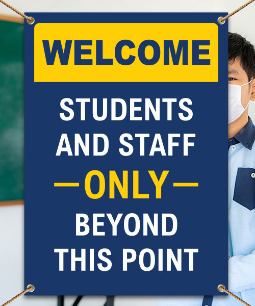 Welcome Students And Staff Banner