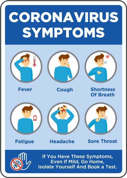 Corona Symptoms Sign