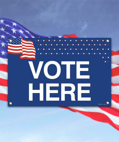 Vote Here Banner
