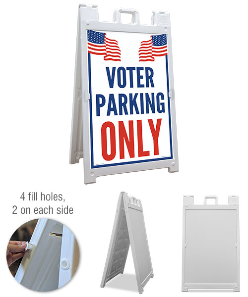 Voter Parking Sandwich Board Sign