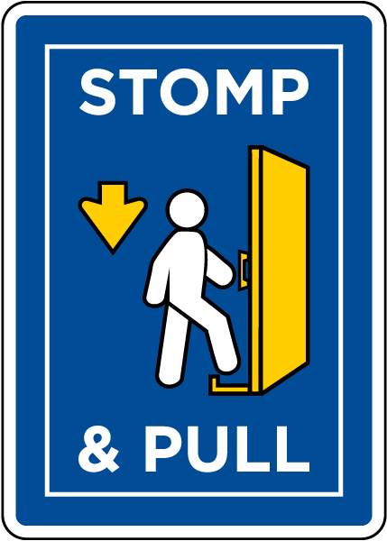 Stop & Pull Sign