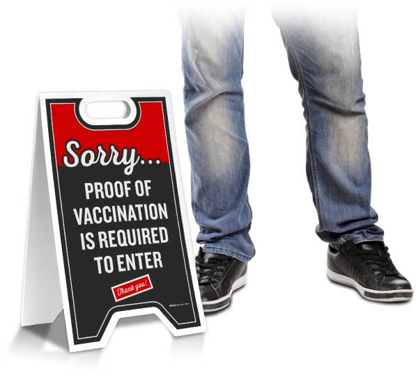 Proof of Vaccination Is Required to Enter Floor Stand