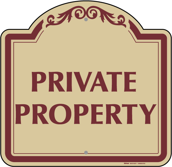 Private Property Sign