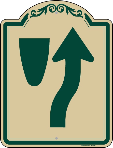 Keep Right Sign