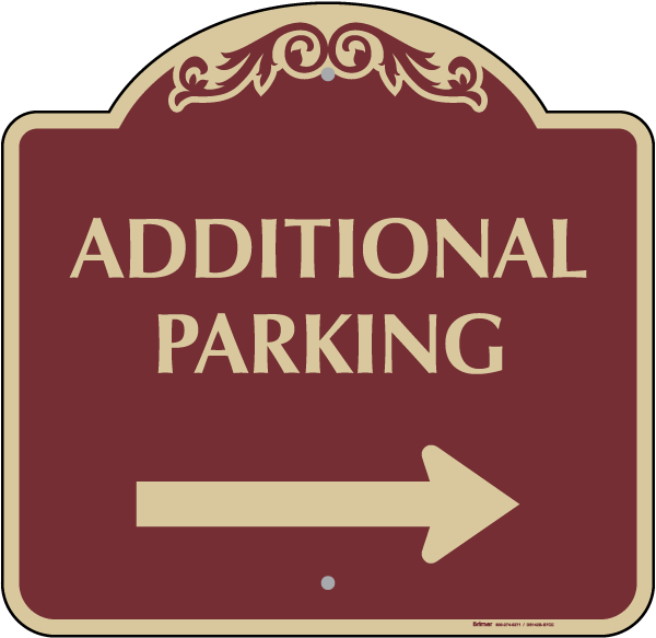 Additional Parking (Right Arrow)