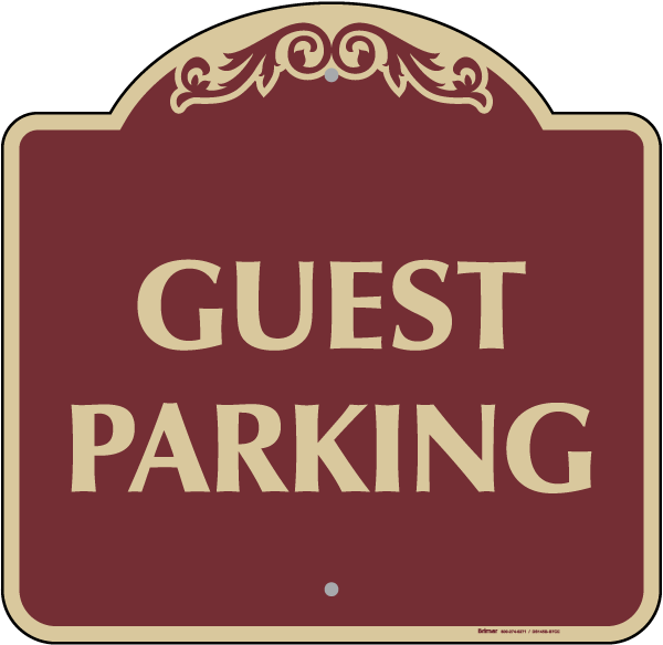 Guest Parking Sign