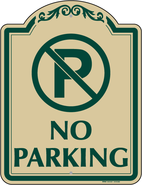 No Parking Sign