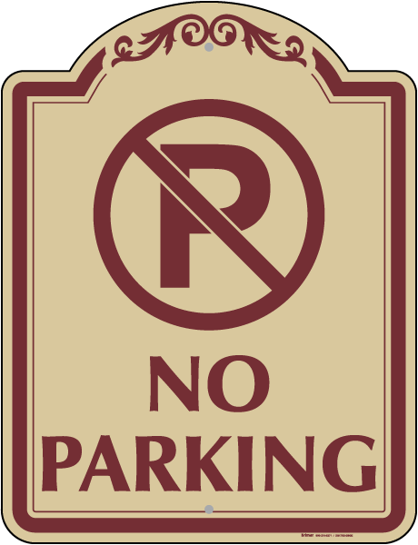 No Parking Sign