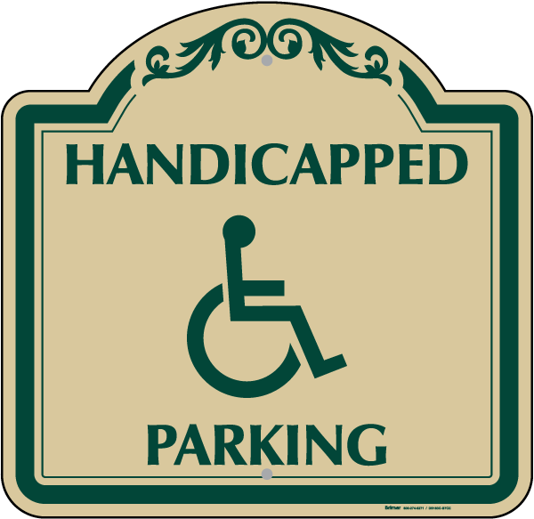 Handicapped Parking Sign