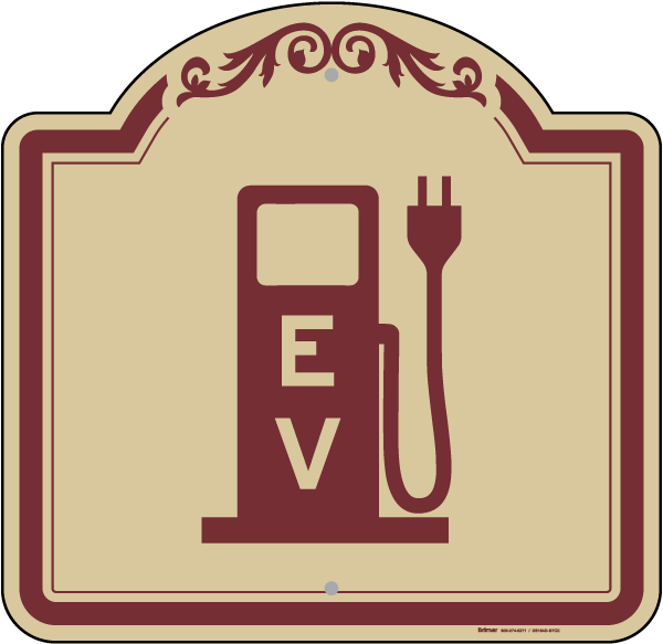 Electric Car Charging Station Sign