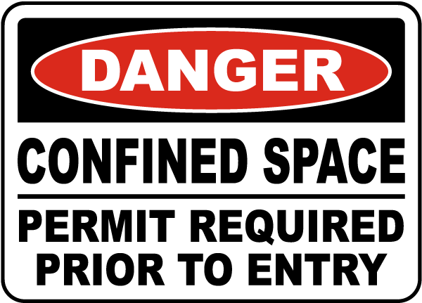 Permit Required Prior To Entry Sign