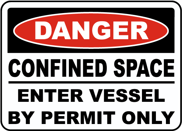 Enter Vessel By Permit Only Sign