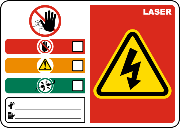 Laser Tool Electric / Hybrid Sign