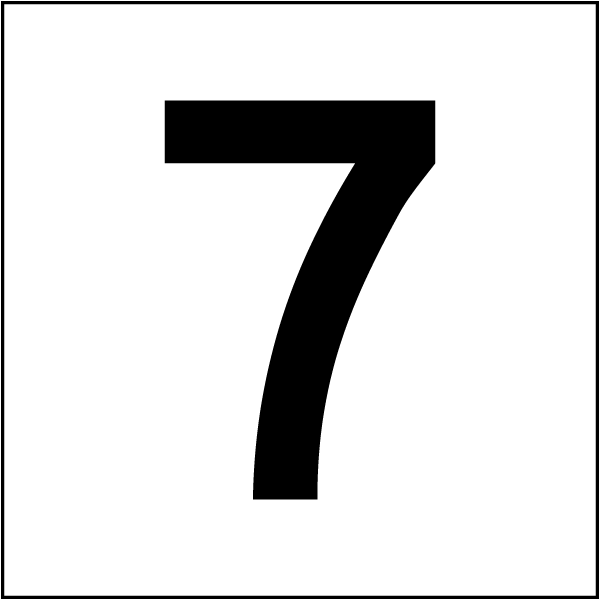 Hanging Sign - Aisle 7