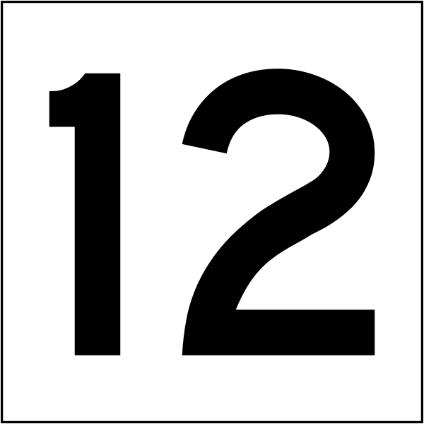 Hanging Sign - Aisle 12