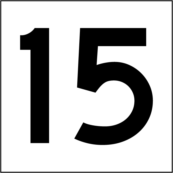 Hanging Sign - Aisle 15