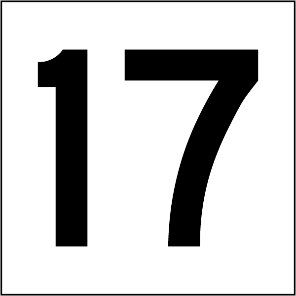 Hanging Sign - Aisle 17
