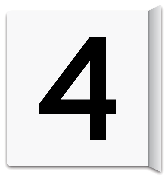 Projecting Sign - Aisle 4