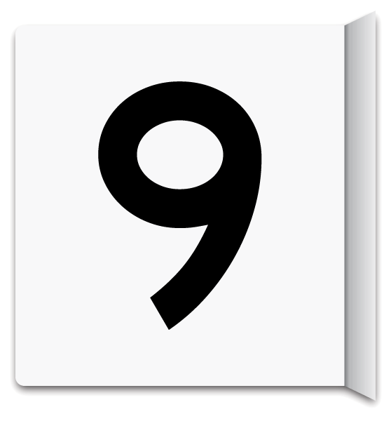 Projecting Sign - Aisle 9