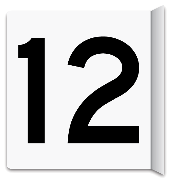 Projecting Sign - Aisle 12