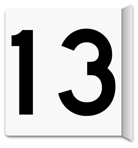 Projecting Sign - Aisle 13