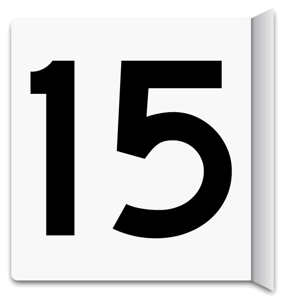 Projecting Sign - Aisle 15