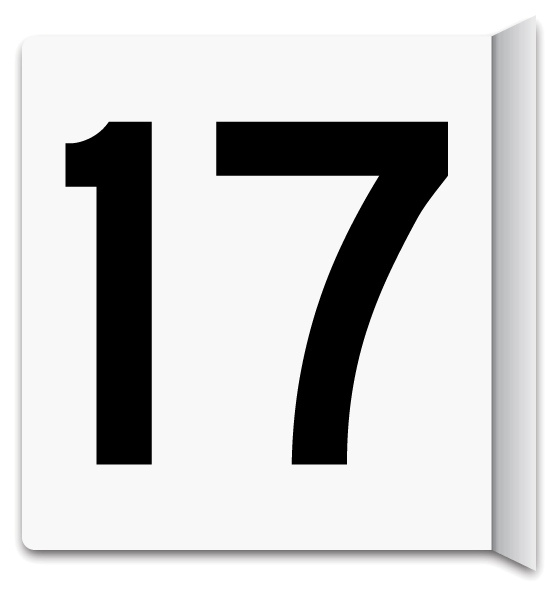 Projecting Sign - Aisle 17