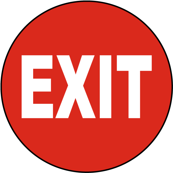 Exit Floor Sign