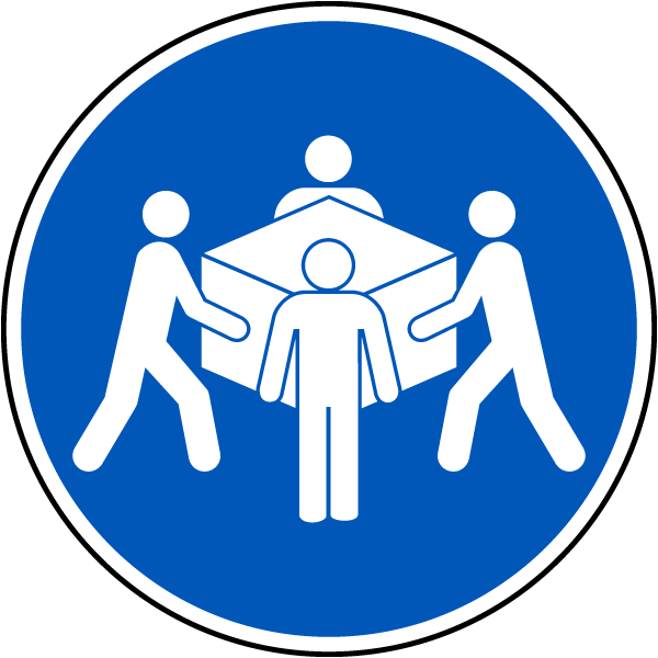 Four Person Lift Required Label