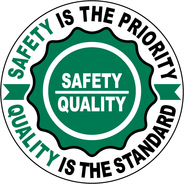 Safety is the Priority Floor Sign