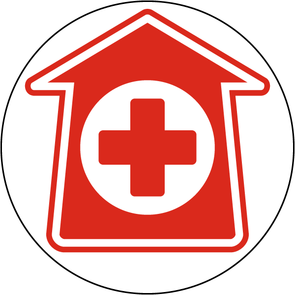 First Aid Floor Sign