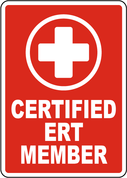 Certified ERT Member Sign
