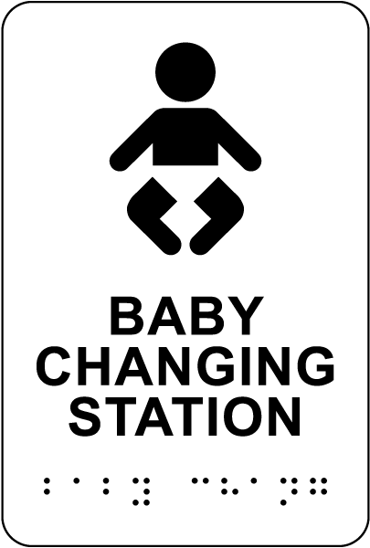 Baby Changing Station Sign