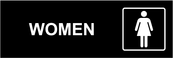 Women Restroom Sign