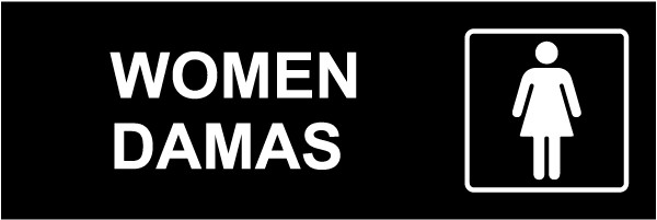 Women Restroom Sign