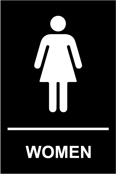 Women Restroom Sign